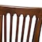 Baxton Studio Lida Modern and Contemporary Grey Fabric and Walnut Brown Finished Wood 5-Piece Dining Set 174-9879-10895-Zoro - alternate 9